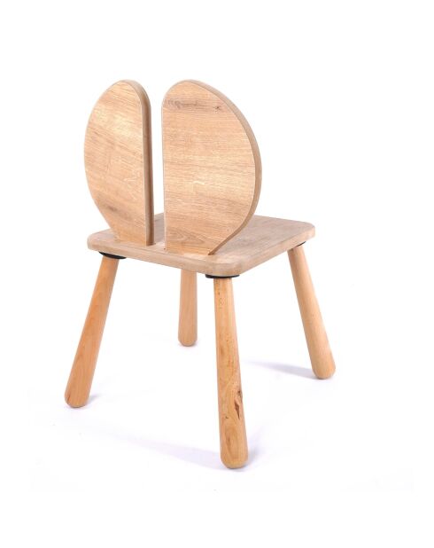 Chaise enfant BLTYZAKTV042 Chêne - l . 30 cm x H. 57 cm x P. 30 cm