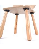 Chaise enfant BLTYZAKTV042 Chêne - l . 30 cm x H. 57 cm x P. 30 cm