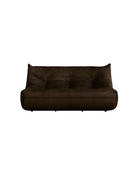 Bocek braunes 2-Sitzer-Sofa - L. 145 cm x B. 100 cm x H. 80 cm