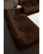 Bocek braunes 2-Sitzer-Sofa - L. 145 cm x B. 100 cm x H. 80 cm