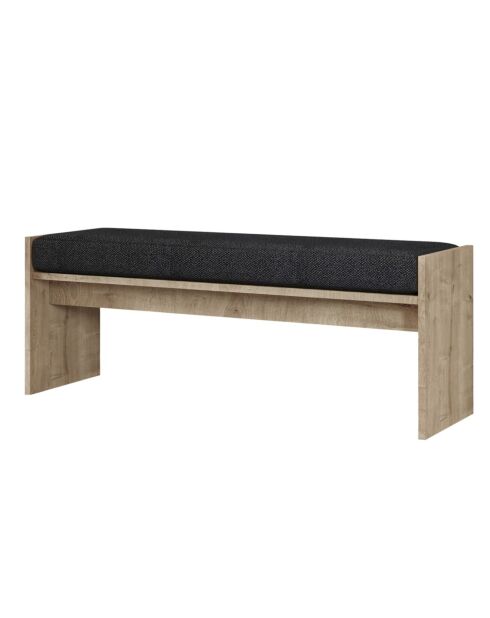 Banc Perle Chêne Saphir - l . 120 cm  x H. . 45 cm  x P. 35 cm
