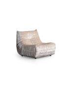 Fauteuil Bocek crème - L. 90 cm x l. 100 cm x H. 80 cm