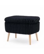 Lin Mini Oslo Toscano bank zwart - B. 60 cm x H. 46 cm x D. 35 cm