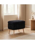 Lin Mini Oslo Toscano bank zwart - B. 60 cm x H. 46 cm x D. 35 cm