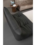 Bocek dunkelgraues 2-Sitzer-Sofa - L. 145 cm x L. 100 cm x H. 80 cm