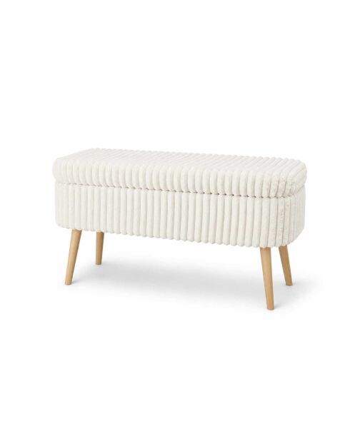 Banc Oslo Linen crème toscane - l . 90 cm x H. 46 cm x P. 35 cm