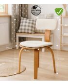 Chaise Londres Naturel - l. 44 cm x H. 79 cm x P. 43 cm
