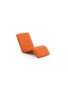 Mecedora de jardín naranja Nami Outdoor, 55 cm de largo x 50 cm de profundidad x 35 cm de profundidad