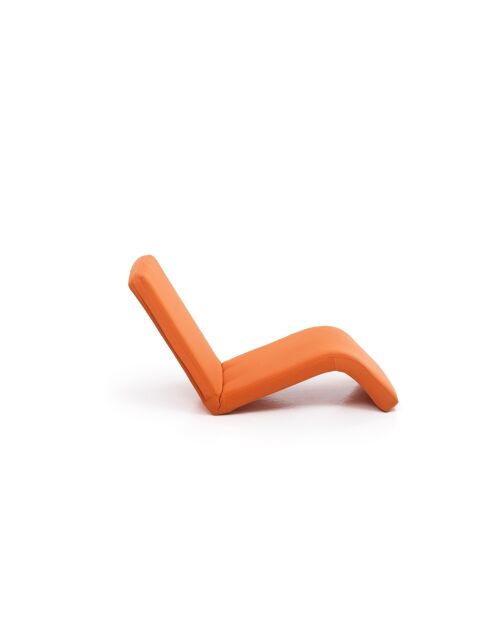 Mecedora de jardín naranja Nami Outdoor, 55 cm de largo x 50 cm de profundidad x 35 cm de profundidad