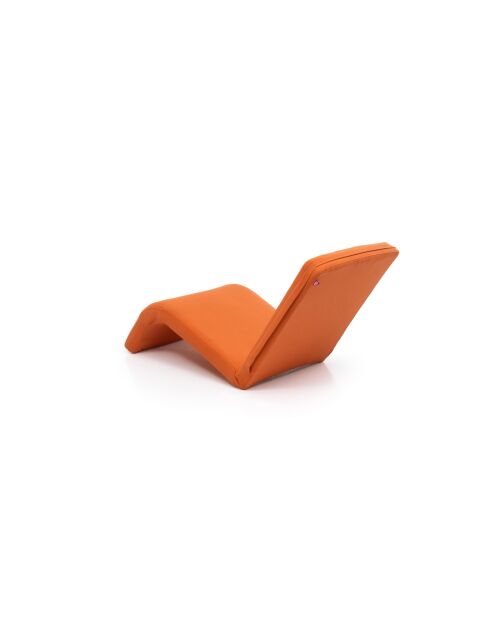Mecedora de jardín naranja Nami Outdoor, 55 cm de largo x 50 cm de profundidad x 35 cm de profundidad