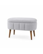 Grijze bank Mini Oslo - B. 60 cm x H. 46 cm x D. 35 cm
