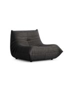 Fauteuil Bocek gris foncé - L. 90 cm x l . 100 cm x H. 80 cm