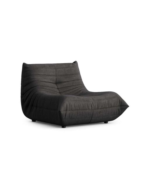Fauteuil Bocek gris foncé - L. 90 cm x l . 100 cm x H. 80 cm