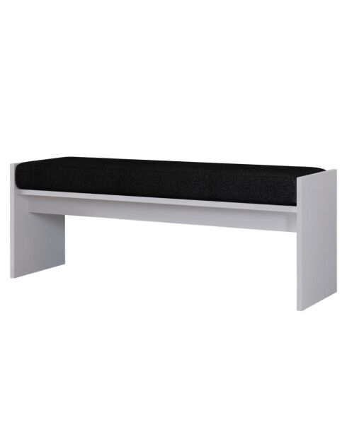 Banc Pearl blanc - l . 120 cm  x H.  45 cm  x P. . 35 cm