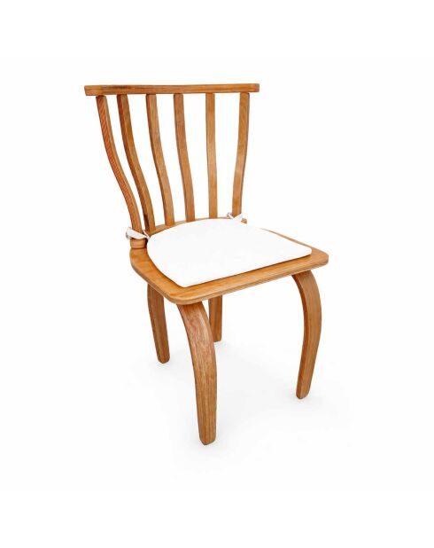 Chaise italien natural - l.43 cm x H. 78 cm x P. 44 cm