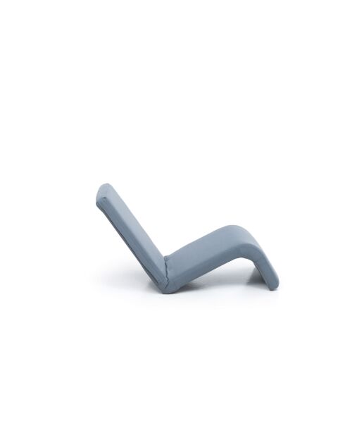 Grauer Gartenschaukelstuhl Nami Outdoor - L. 55 cm x T. 50 cm x T. 35 cm