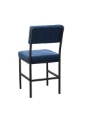 Sedia Dubai blu marino - l.40 cm x H. 82 cm x P. 40 cm