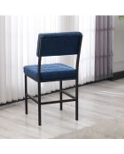 Sedia Dubai blu marino - l.40 cm x H. 82 cm x P. 40 cm