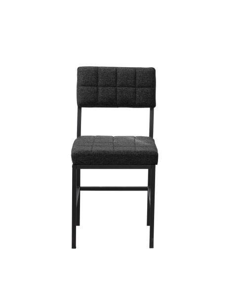 Silla Dubai antracita - 40 cm de largo x 82 cm de alto x 40 cm de profundidad