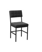 Sedia Dubai antracite - l.40 cm x H. 82 cm x P. 40 cm