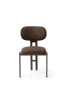 Lot de 2 chaises Muriz brun Cappuccino - l.43 cm x H. 83 cm x P. 47.5 cm
