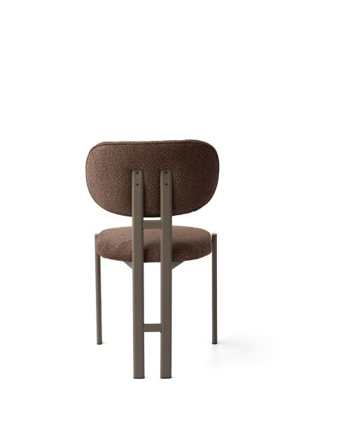 Lot de 2 chaises Muriz brun Cappuccino - l.43 cm x H. 83 cm x P. 47.5 cm