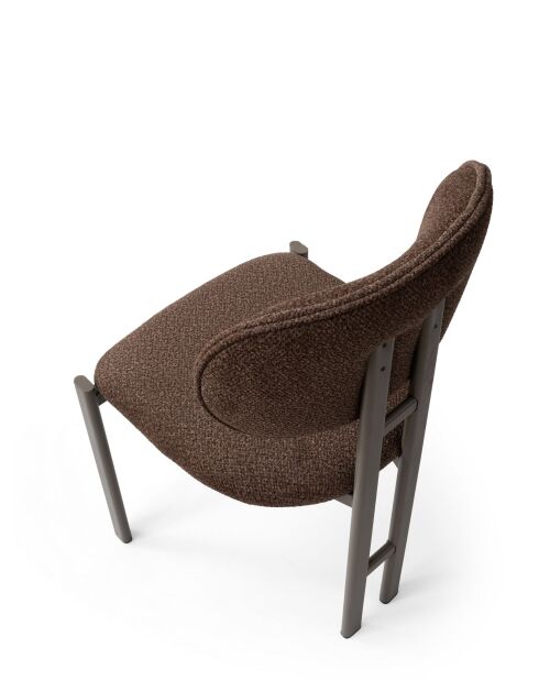 Lot de 2 chaises Muriz brun Cappuccino - l.43 cm x H. 83 cm x P. 47.5 cm