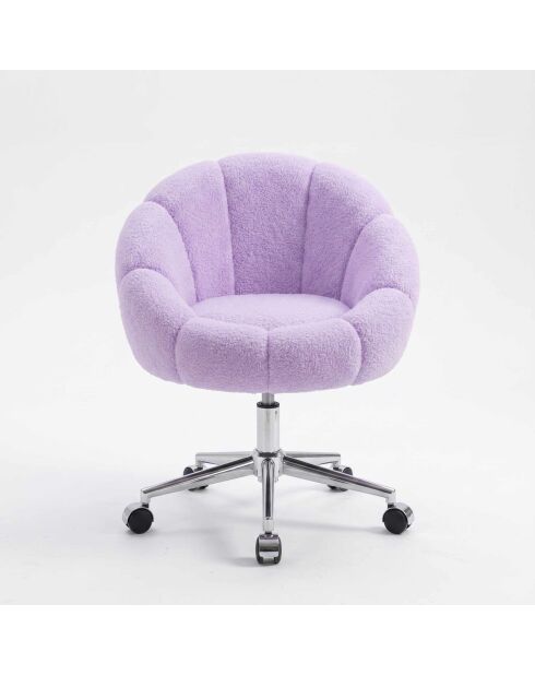 Poltrona Papatya Lilla in metallo - l. 72 cm x H. 102 cm x P. 62 cm
