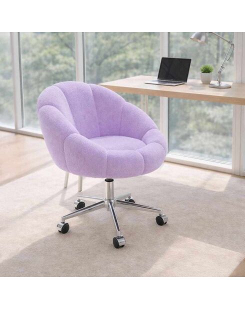 Poltrona Papatya Lilla in metallo - l. 72 cm x H. 102 cm x P. 62 cm