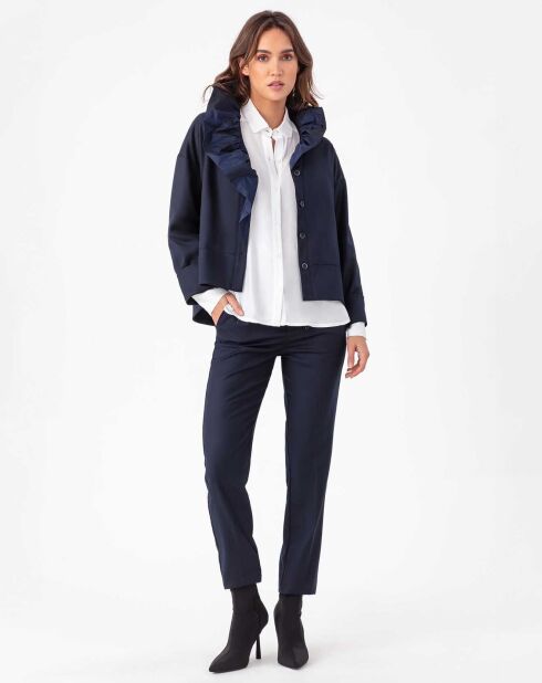 Marineblaue Hose Joan