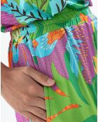 Pantalones con flores de color Emotion
