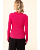 Maglione Koss in misto lana rosa