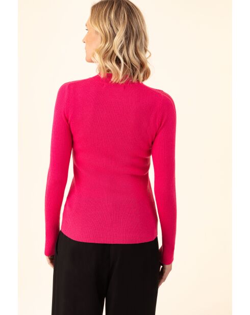 Roze trui van wolmix Koss