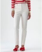 Pantaloni Paris in jacquard leopardato
