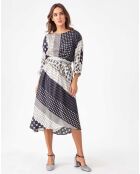 Robe avec ceinture Pippa pois graphiques