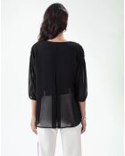 Schwarze Bluse Orissa