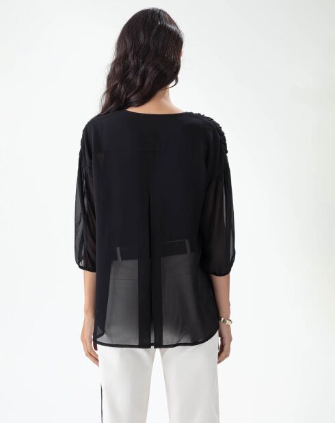 Schwarze Bluse Orissa