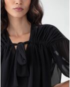Schwarze Bluse Orissa