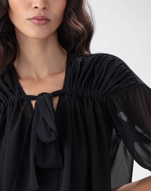 Schwarze Bluse Orissa