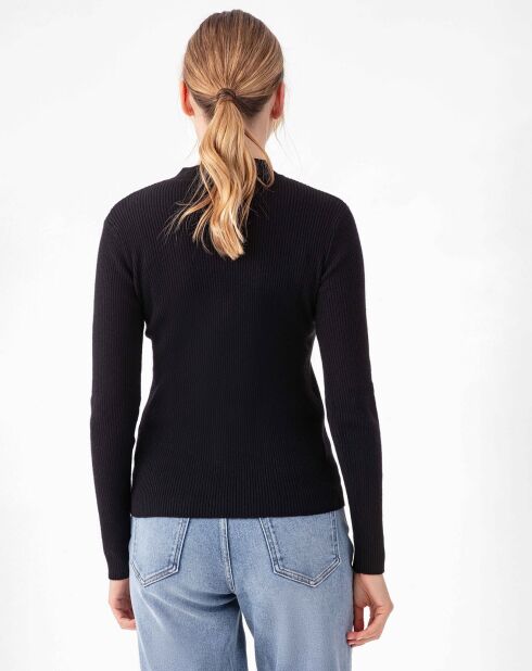 Pullover nero Talitha in misto lana