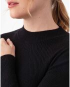 Pullover nero Talitha in misto lana