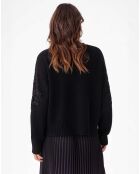 Siana schwarzer Pullover