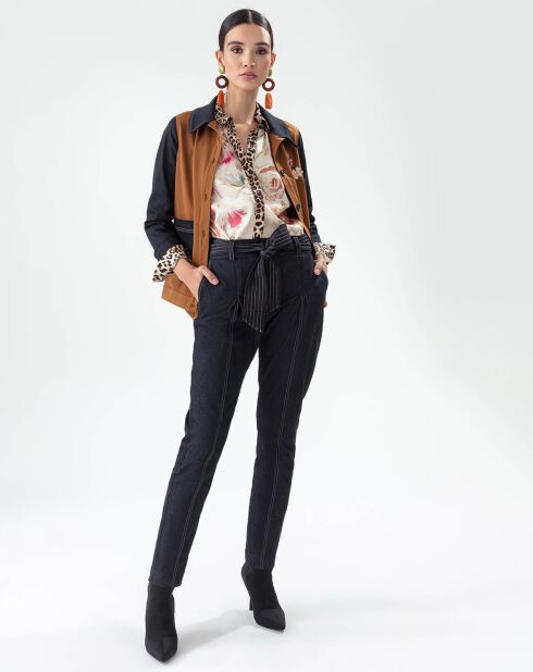 Pantaloni Raw Lynx con cintura