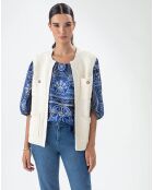 Gilet Vendome ecru