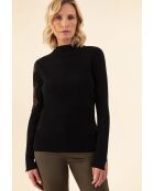 Schwarzer Pullover Doti