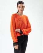 Maglione Graphe ultra arancione