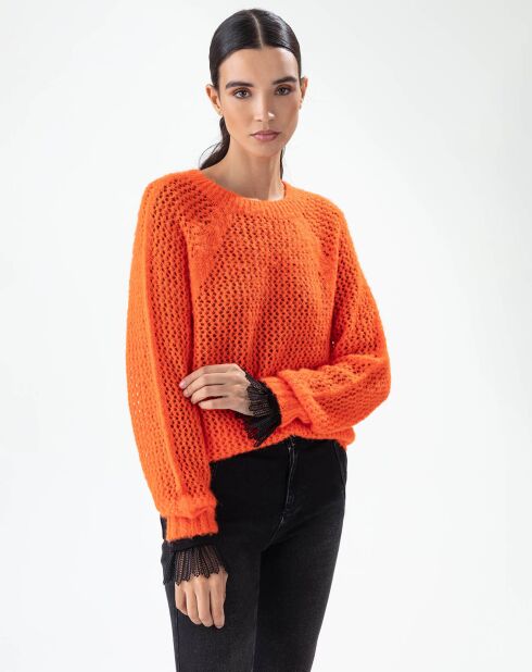 Maglione Graphe ultra arancione
