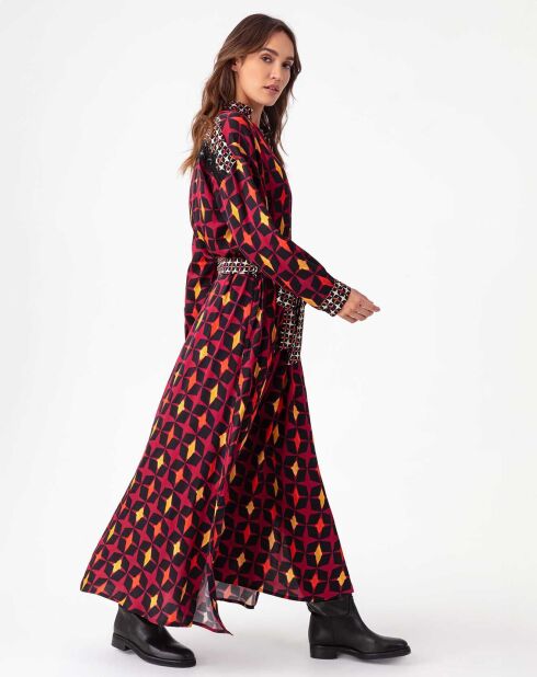 Amelia retro/micro retro jurk met riem