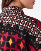 Amelia retro/micro retro jurk met riem