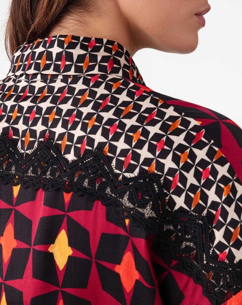 Amelia retro/micro retro jurk met riem